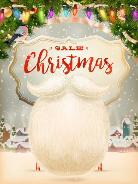 圣诞老人的胡子。每股收益10图片下载