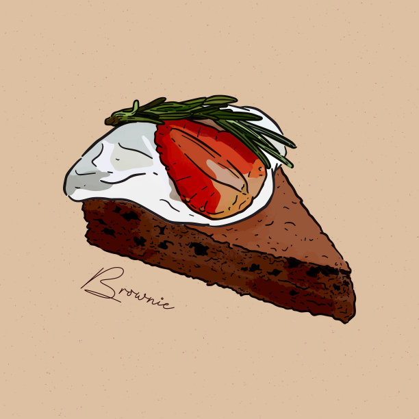 切片棕手画素描图片下载