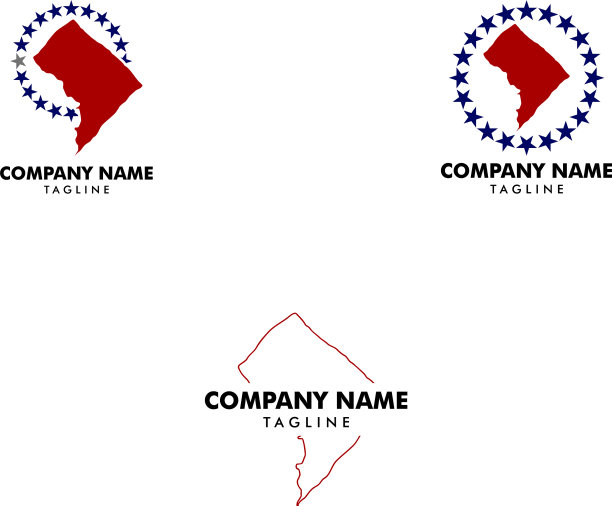 设置标志地图华盛顿特区图片下载