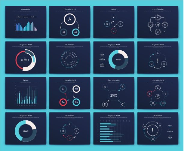 大集信息图形元素eps10股票图片下载