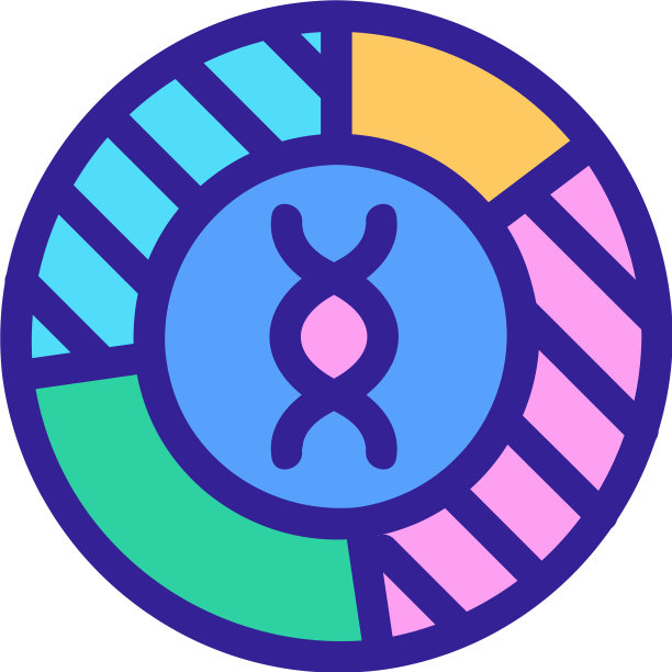 DNA图表图标孤立轮廓符号图片下载