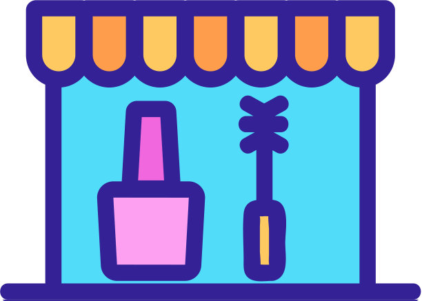 美容院图标孤立轮廓符号图片下载