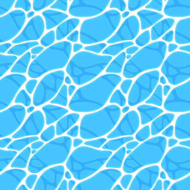 水面无缝图案背景素材图片
