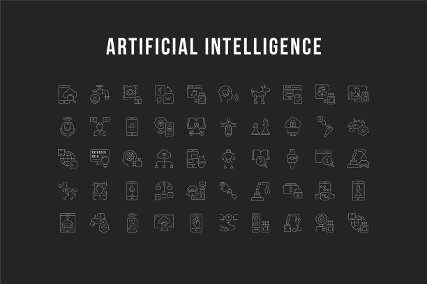 设置线图标人工智能图片下载