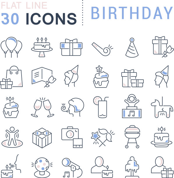 设置线图标生日图片下载