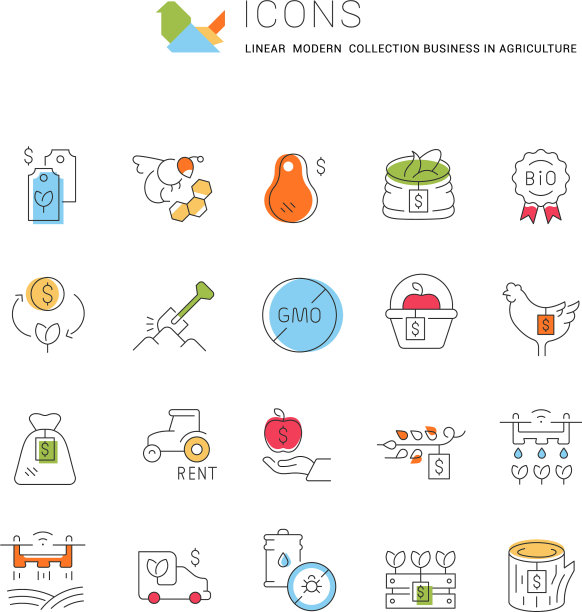 建立农业图标业务图片下载