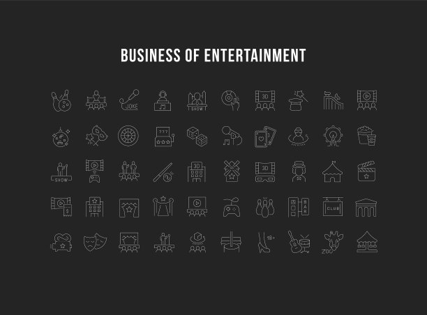 设置娱乐业务图标线图片下载