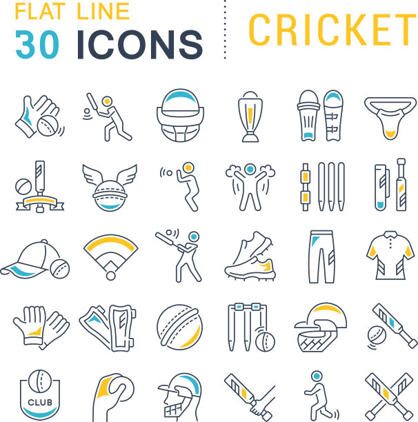 设置线条图标板球图片下载