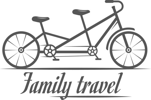 家庭旅游标识图片下载