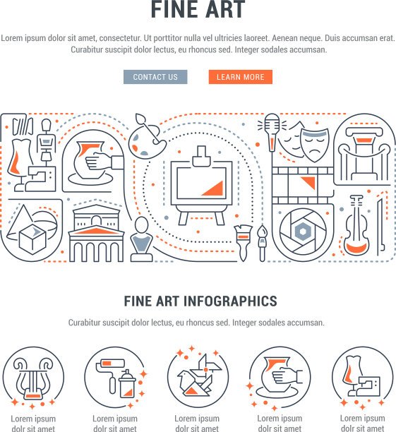 横幅美术图片下载