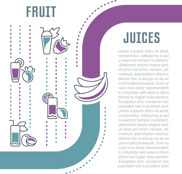网站横幅和登陆页果汁图片下载