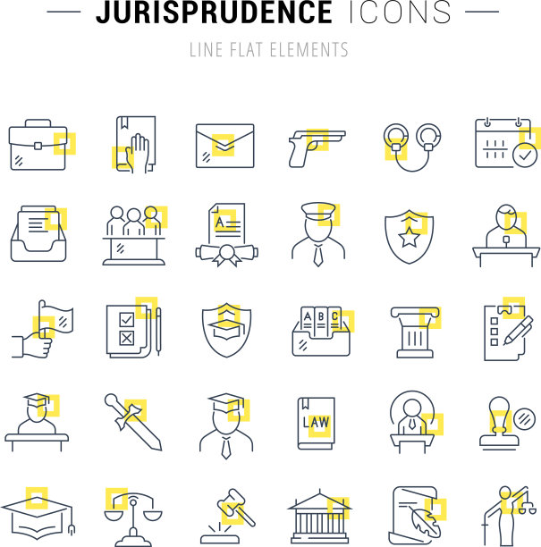 设置界线图标的法理学图片下载