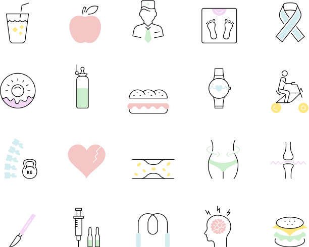 设置平坦线图标肥胖图片下载