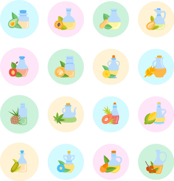 设置平面图标油图片下载