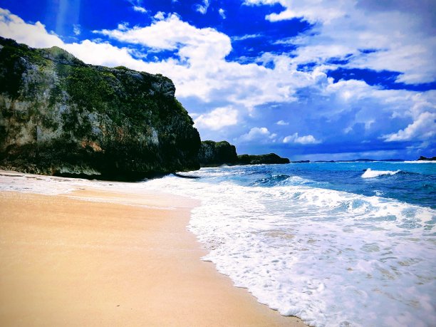 特克斯和凯科斯海悬崖图片下载