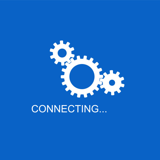 系统软件更新和升级的概念。屏幕连接过程。矢量插图。图片下载