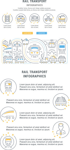 网站横幅和登陆页铁路运输图片下载