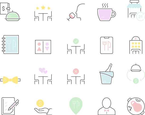 餐厅业务设置行图标图片下载