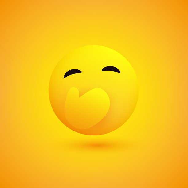 手捂着嘴-闭着眼睛大笑的表情图片下载