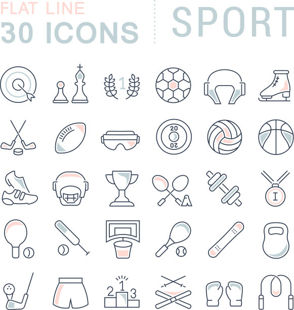 设置线条图标运动图片下载