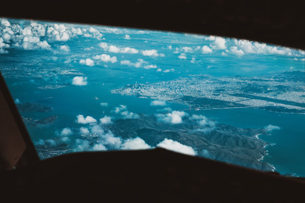 旧金山鸟瞰图图片下载