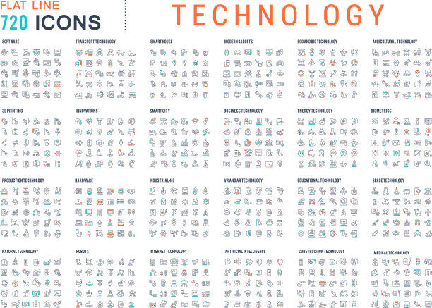 集合线性ICONS技术图片下载