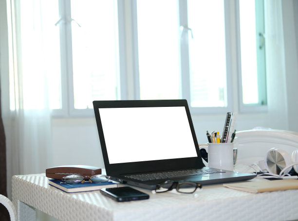 家庭办公室轻触桌面背景图片下载