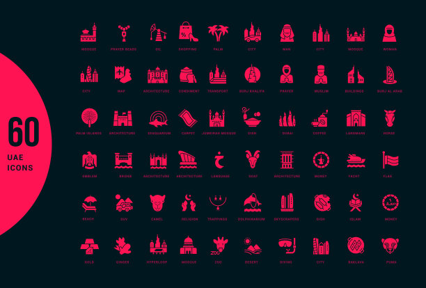 设置简单的图标阿联酋图片下载