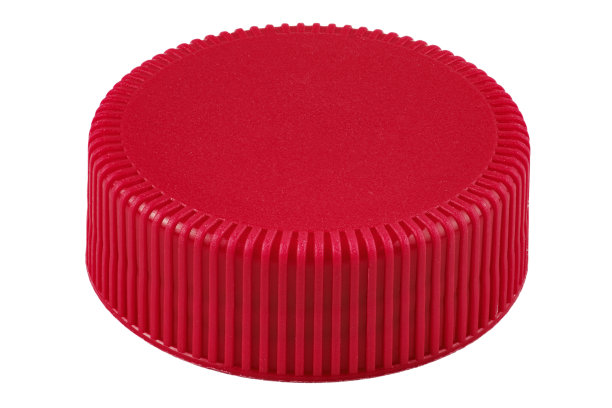 白色背景上孤立的塑料瓶盖。图片下载