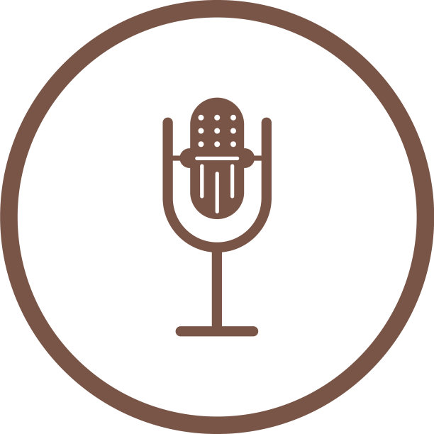 美丽的麦克字形图标图片下载