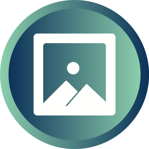 美丽的画廊字形图标图片下载