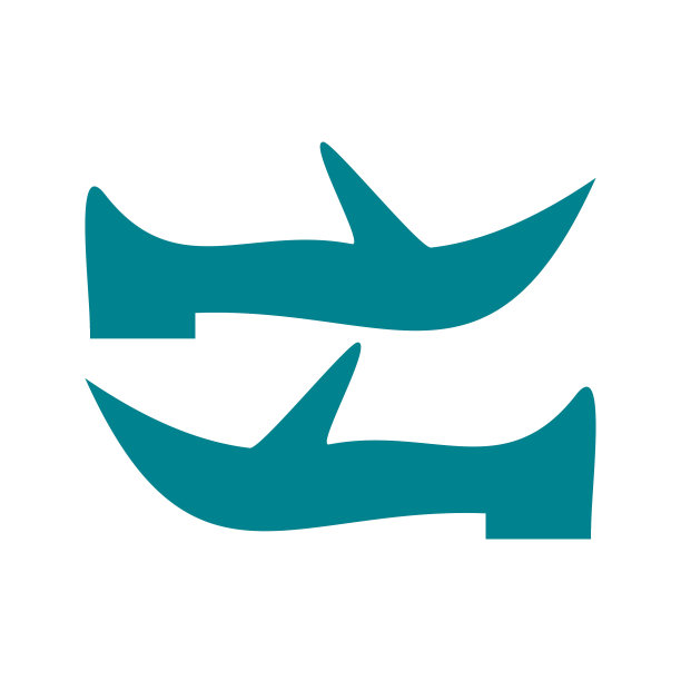 美丽的阿拉伯鞋字形图标图片下载