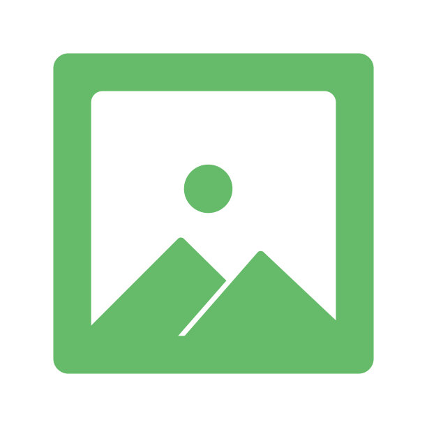 美丽的画廊字形图标图片下载