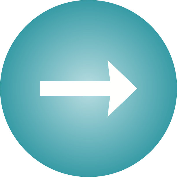 美丽的右箭头字形图标图片下载