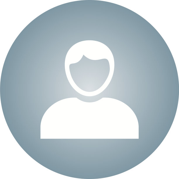 漂亮的管理角色字形图标图片下载