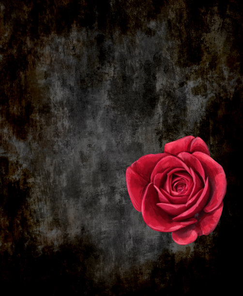 抽象艺术五彩花卉画。春天五彩缤纷的插图图片下载