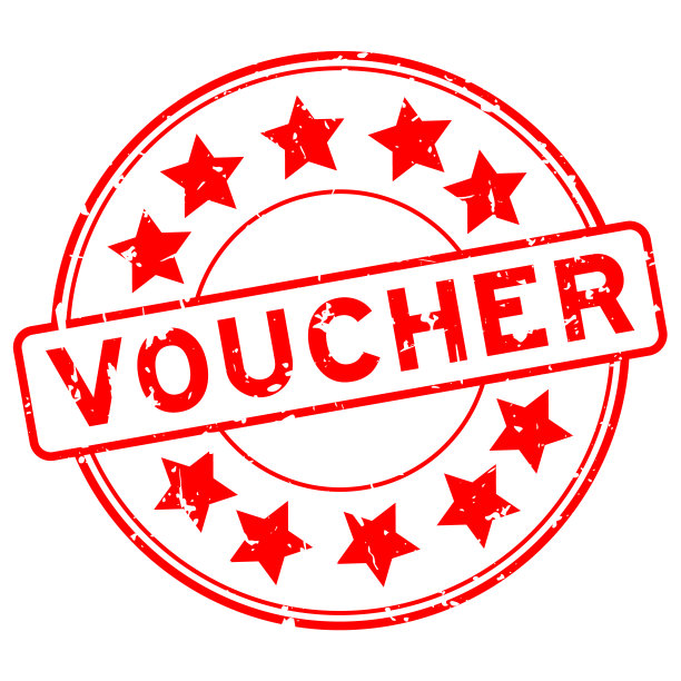 垃圾红色券字圆形橡皮印章印章上的白色背景图片下载