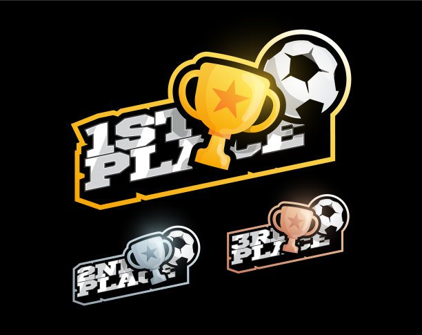 足球或足球比赛胜利设定图片下载