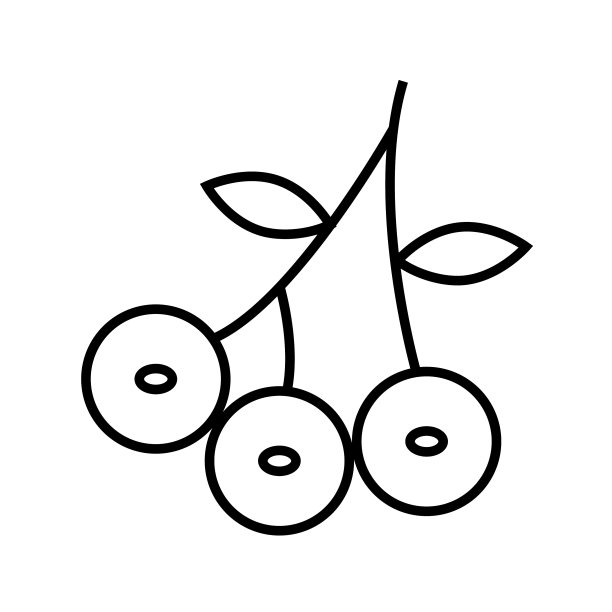 独特的蓝莓系列图标图片下载