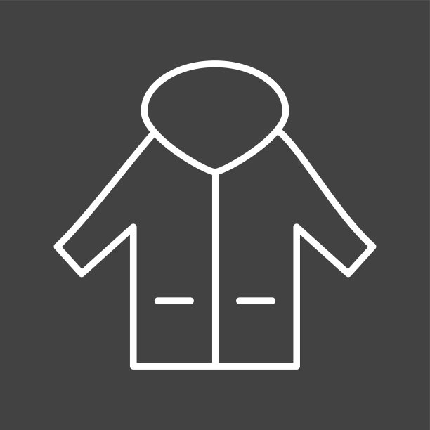 独特的外套线图标图片下载
