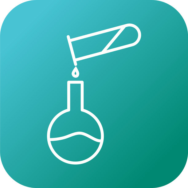 独特的混合化学ii线图标图片下载