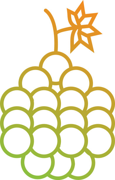 独特的葡萄系列图标图片下载