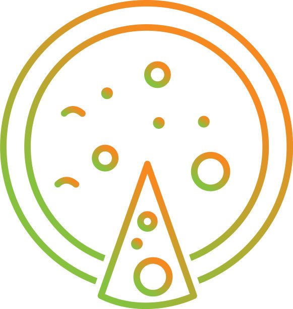 独特的披萨系列图标图片下载