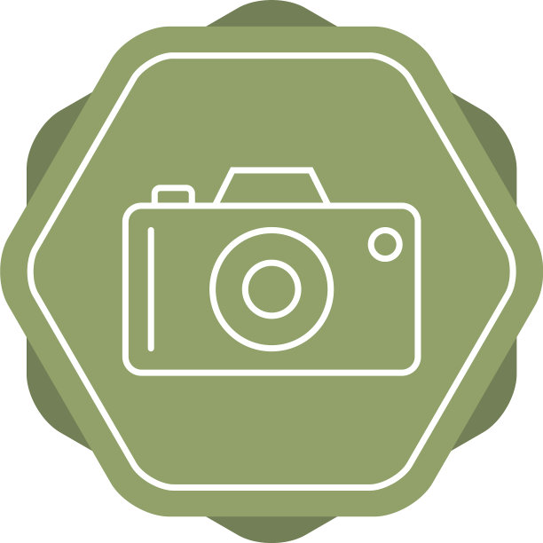 独特的相机线条图标图片下载