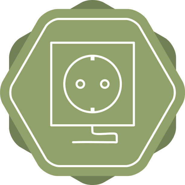 独特的插座线图标图片下载