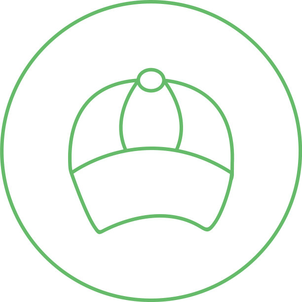 独特的帽线图标图片下载