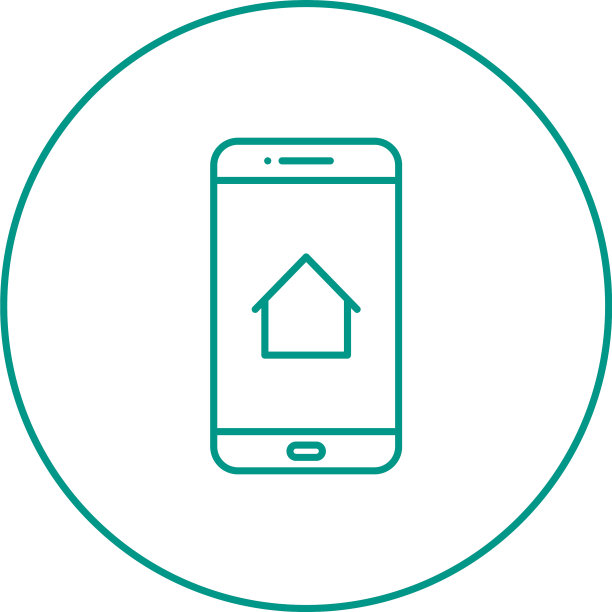 独特的主屏幕线条图标图片下载