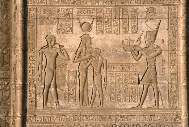 丹德拉罗马诞生之家的象形文字图片下载