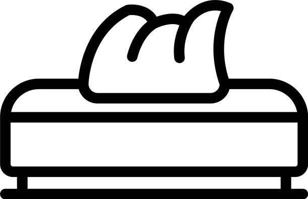 湿纸巾盒图标轮廓风格图片下载