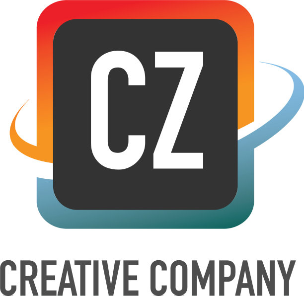 首字母cz swoosh创意设计标志图片下载